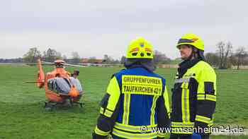 Schwerer Motorradunfall auf St2360 bei Taufkirchen – Hubschrauber im Einsatz
