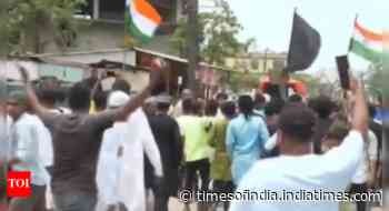 Watch: Waqf law protesters clash with police in Assam's Silchar