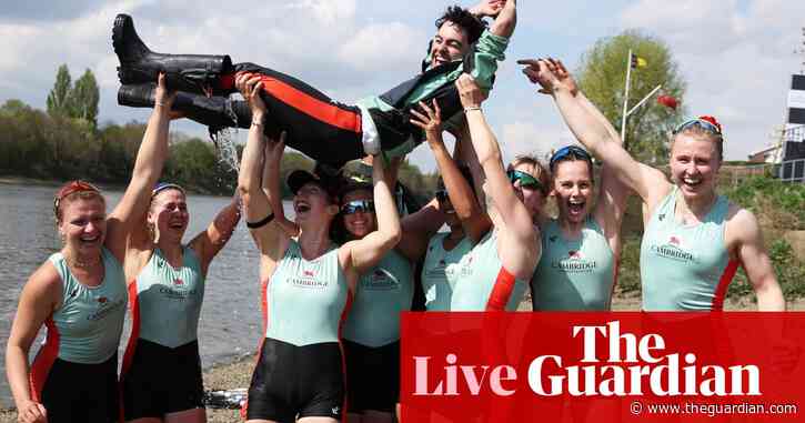 The Boat Races 2025: Oxford v Cambridge – live
