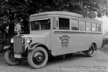 Erste Busse von Adolf Meier fuhren vor 99 Jahren