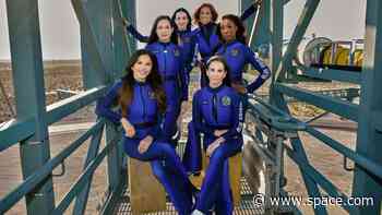 Katy Perry and Blue Origin's all-female rocket crew get Monse designer flight suits