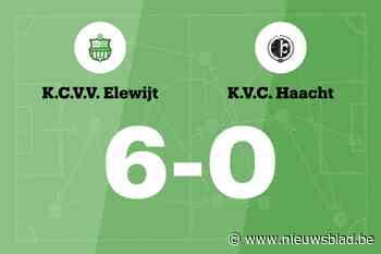 Elewijt B klopt KVC Haacht B en is al tien wedstrijden ongeslagen
