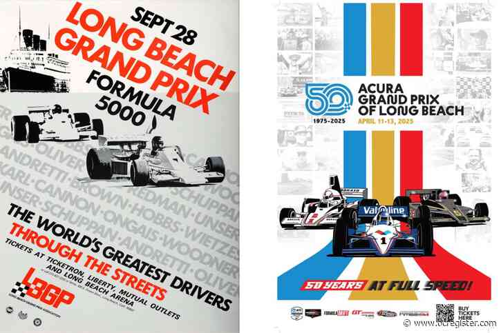 Get a glimpse of Grand Prix of Long Beach history with 50 years of posters