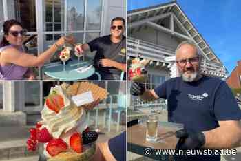 Met bijzondere ijscoupe is het plots weer “Couckenbak” in Heuvelland: “Marc mag altijd komen proeven”