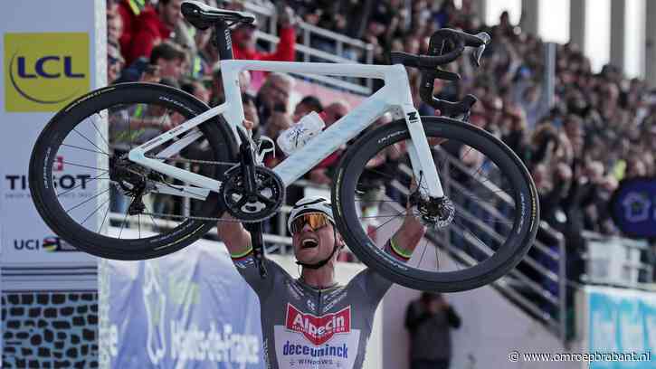 Mathieu van der Poel verslaat concurrenten en wint Parijs-Roubaix