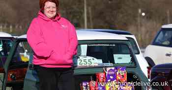Tynemouth Mini Club in Easter egg drive for St Oswald's Hospice