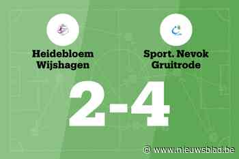Gruitrode B wint uit van Wijshagen, mede dankzij twee treffers Vanhees