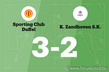 Ondanks achterstand bij rust wint SC Duffel van Zandhoven