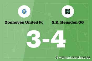 Heusden 06 maakt tegen Zonhoven Utd. B einde aan slechte reeks