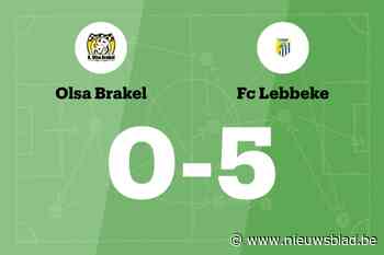 FC Lebbeke overklast Olsa Brakel