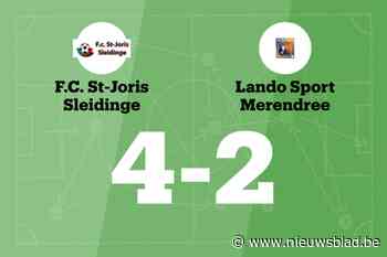 FC Sleidinge wint wedstrijd tegen LS Merendree