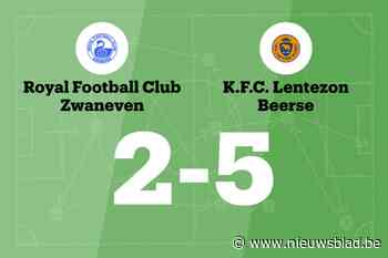 Lentezon wint tegen Zwaneven door treffers van Geudens