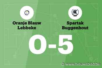 Spartak Buggenhout overklast OB Lebbeke B