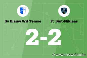 SV Blauw Wit Temse speelt thuis gelijk tegen FC Sint-Niklaas