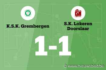Rogge redt punt voor KSK Grembergen tegen SKL Doorslaar