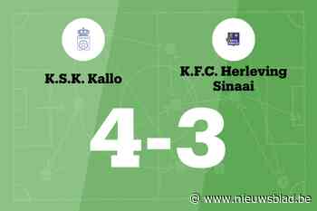 Alkoubai maakt twee goals voor KSK Kallo in wedstrijd tegen FCH Sinaai