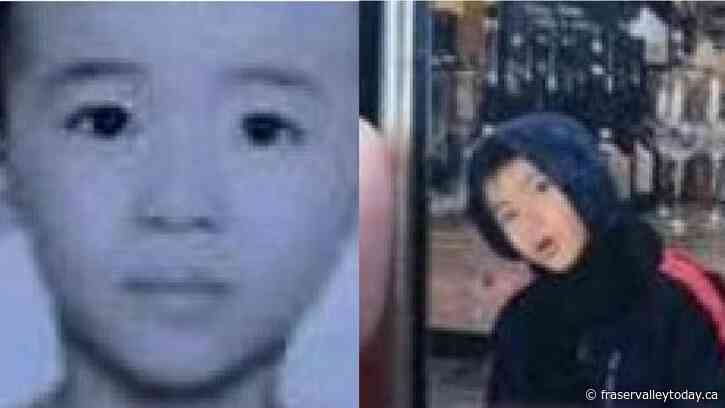 Police seek public assistance to locate missing Fraser Valley child