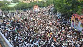 Huge Protest In Hyderabad Against Waqf Amendment Act