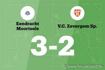 Eendracht Moortsele houdt VC Zevergem Sport van overwinning