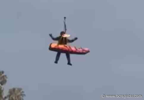 Video: Man rescued from 20-foot fall off Laguna Beach cliff