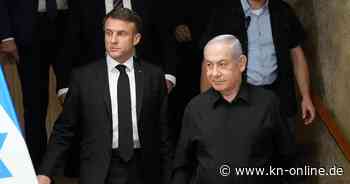Nahost-Liveticker: Netanjahu kritisiert Macron scharf