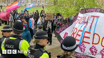 Police presence at transgender-related protests