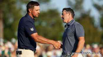 DeChambeau: Rory too 'focused' for conversation