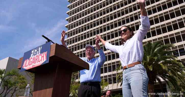 Sanders und Ocasio-Cortez warnen vor Trump und Superreichen