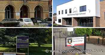 The Sutton secondary schools with too many students enrolled