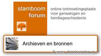 Waar bevinden online zich de DTB registers /boeken  v. VENLO online? [Archiefinstellingen, bronnen en inventarissen]
