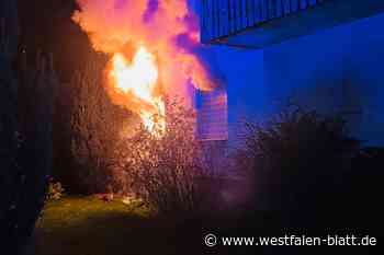 Haus nach Zimmerbrand nicht bewohnbar
