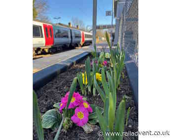 New planters to brighten up Hertforshire rail station with floral displays