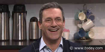 Jon Hamm is that one employee that always overshares in 'Icebreaker' 'SNL' sketch