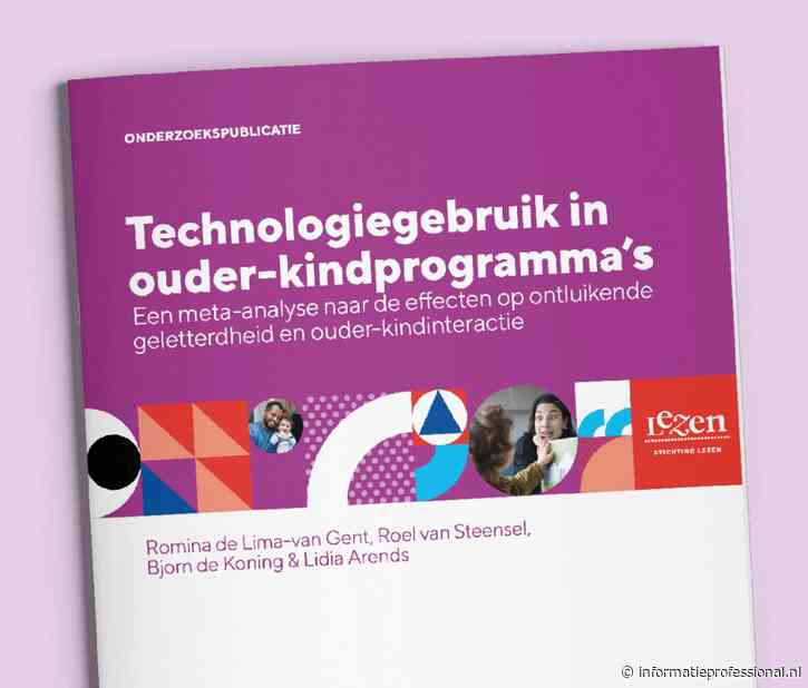 Onderzoek: inzet van technologie in ouder-kindprogramma’s stimuleert geletterdheid