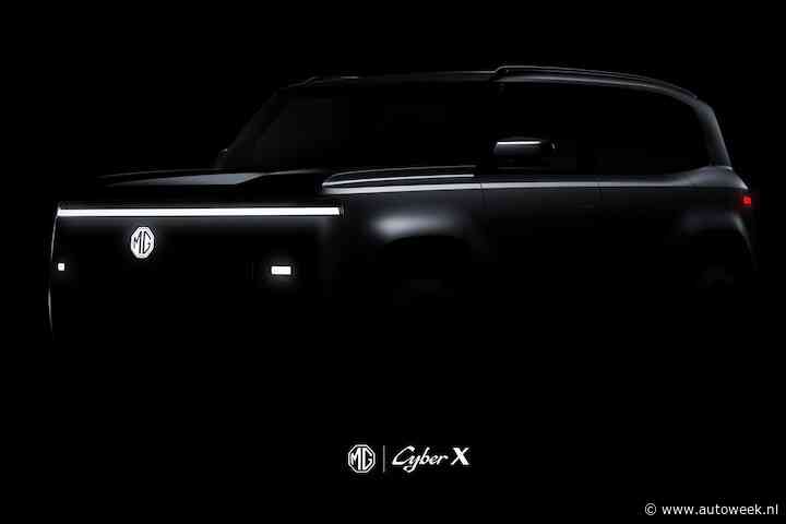 MG Cyber X: hoekige offroader speciaal voor jongeren