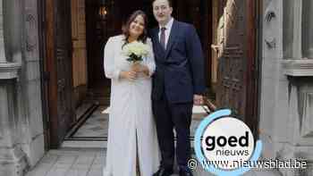 Pas getrouwd: Méline en Daan in Hasselt