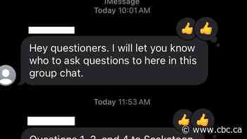 Woman 'inadvertently' added to Sask. Party MLAs' planning group chat