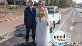 Pas getrouwd: Daniel en Laure in Genk