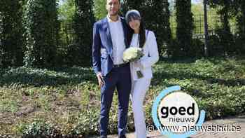 Pas getrouwd: Nico en Martina in Hasselt