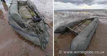 Search for owner after ‘mystery’ boat washes up on Wirral beach