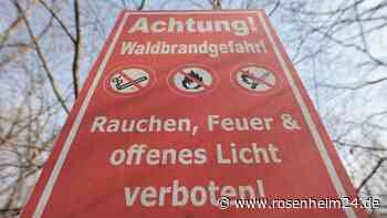 Hohe Waldbrandgefahr im Landkreis Rosenheim: Gefahrenstufe drei bis vier
