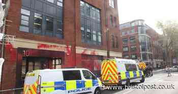 Live: Protestors attack Bristol Allianz office building