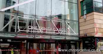 New witness appeal after vandalism attack at Newcastle office block