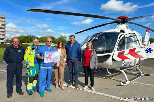 MUG-heli krijgt schenking van 17.000 euro, ondanks erkenning blijft fondsenwerving essentieel