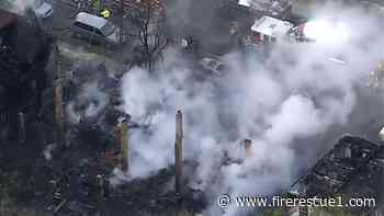 N.J. fire that killed 2 girls, burned 6 homes, started in their house