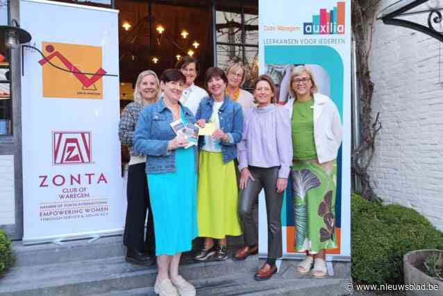 Zonta schenkt 500 euro aan vrijwilligers van Auxilia
