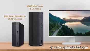 Asus V500 Mini Tower and Asus S501 Small Form Factor PC Launched in India: Price, Specifications