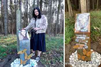 Mama Mireille (47) wil gedenkplaat voor dochter weghalen na vierde geval van vandalisme: “Dit heeft Aliya niet verdiend”