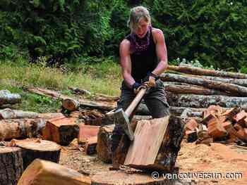 Wood-chopping leads to social media success for B.C.'s Nicole Coenen