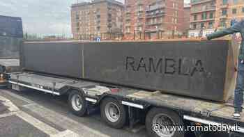 La Rambla di Pietralata è quasi realtà. Arrivato il totem simbolo dell'opera